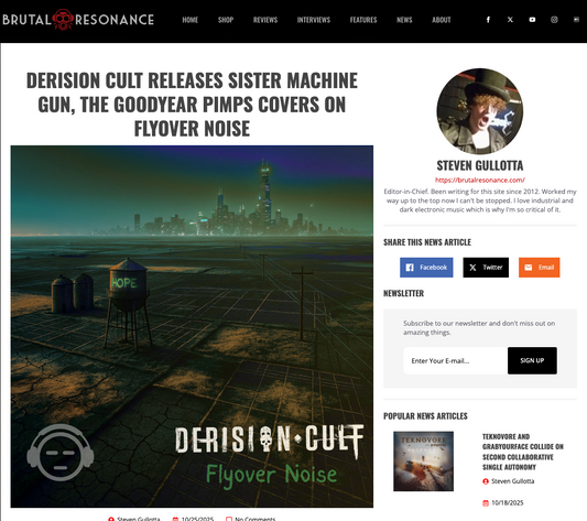 Kind words on Brutal Resonance for Flyover Noise!